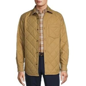 Roundtree & Yorke Long‎ Sleeve Quilted Solid Jacket - New